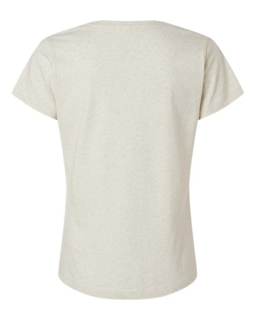 Women's Fine Jersey V-Neck Tee - Natural Heather
