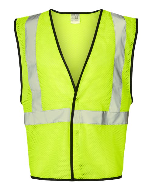 Unisex Hook-and-Loop Mesh Vest - Lime