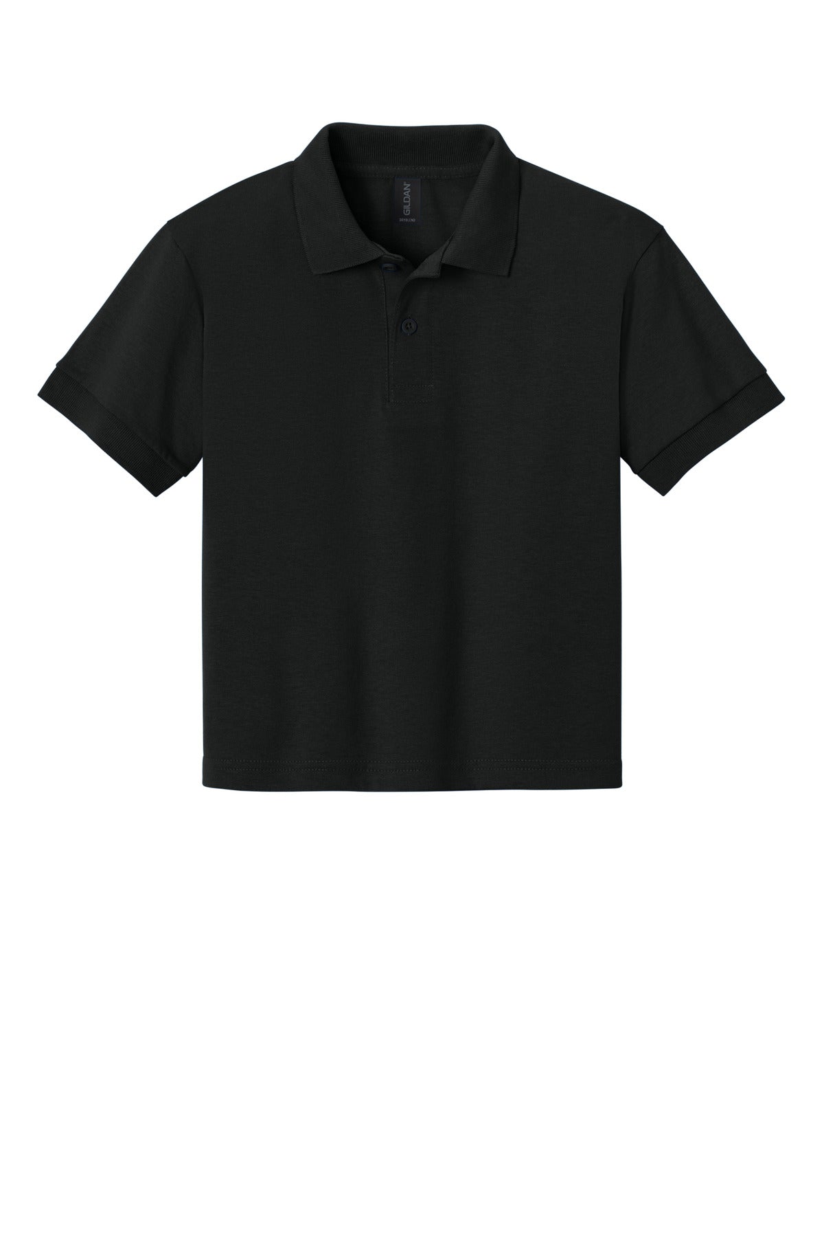 Gildan Youth DryBlend 6-Ounce Jersey Knit Sport Shirt - Black