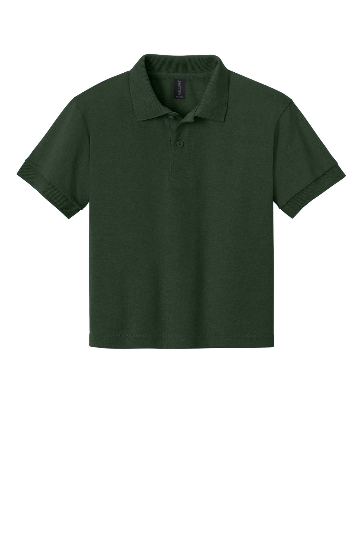 Gildan Youth DryBlend 6-Ounce Jersey Knit Sport Shirt - Forest Green