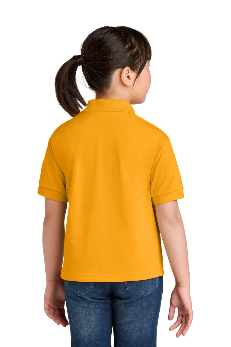 Gildan Youth DryBlend 6-Ounce Jersey Knit Sport Shirt - Gold