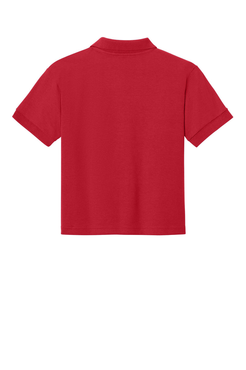 Gildan Youth DryBlend 6-Ounce Jersey Knit Sport Shirt - Red