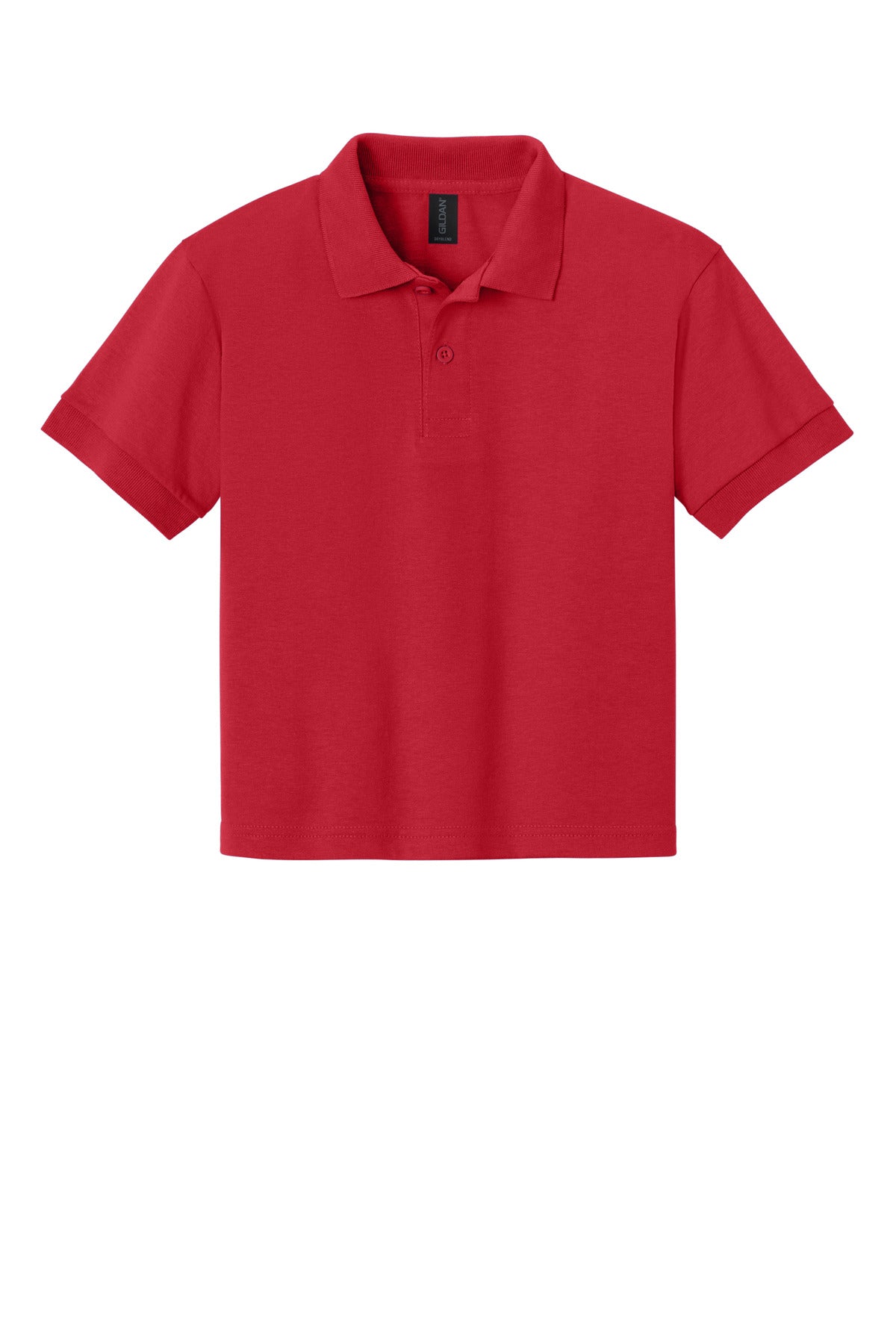 Gildan Youth DryBlend 6-Ounce Jersey Knit Sport Shirt - Red