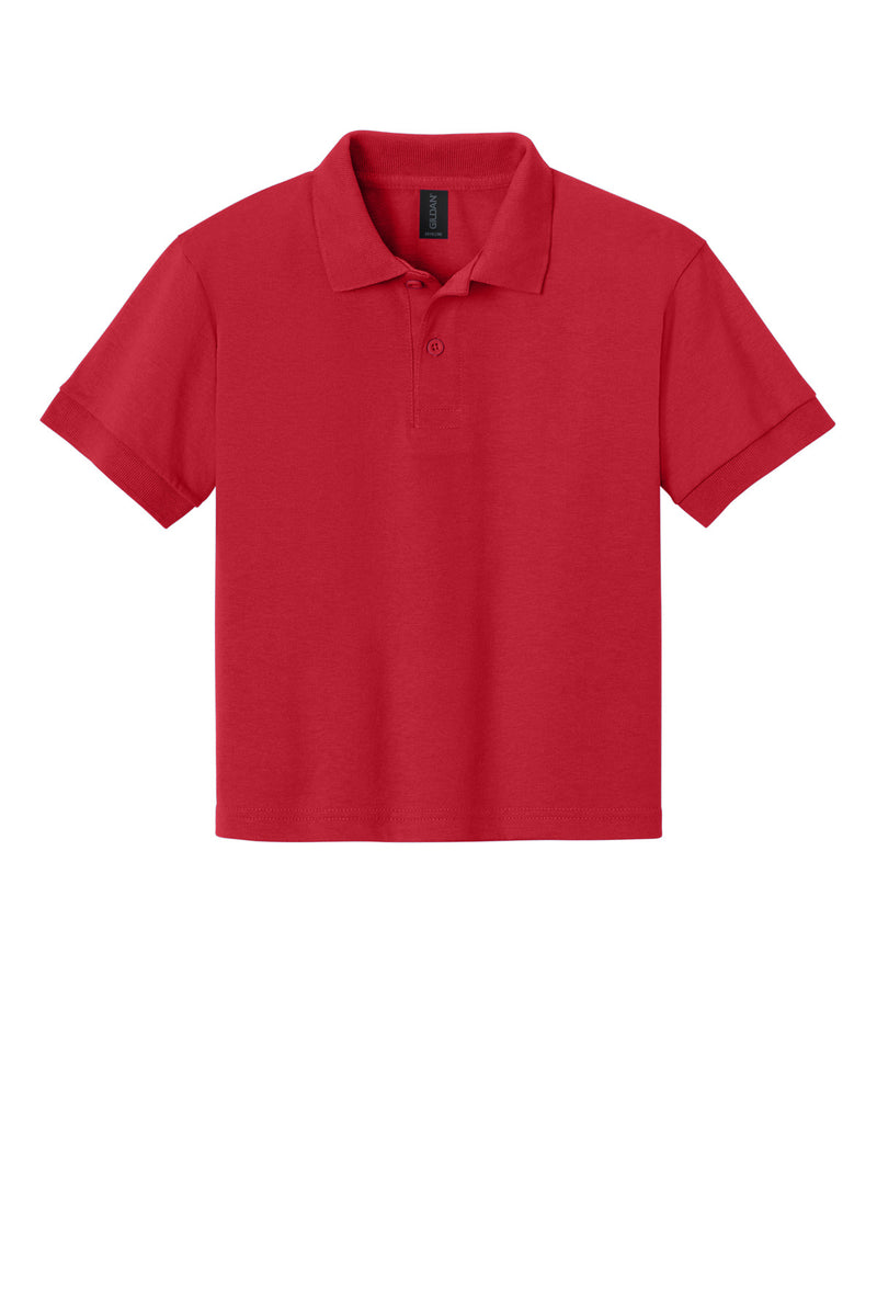 Gildan Youth DryBlend 6-Ounce Jersey Knit Sport Shirt - Red