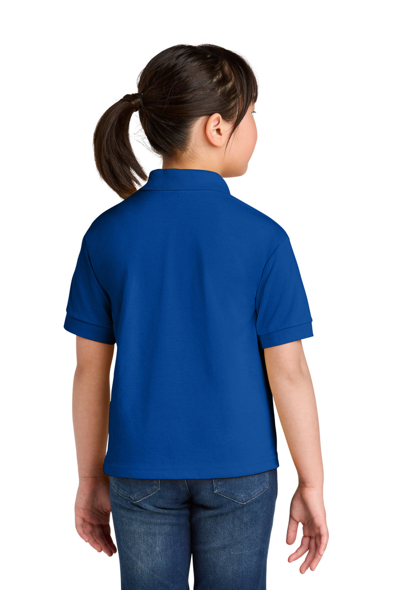 Gildan Youth DryBlend 6-Ounce Jersey Knit Sport Shirt - Royal