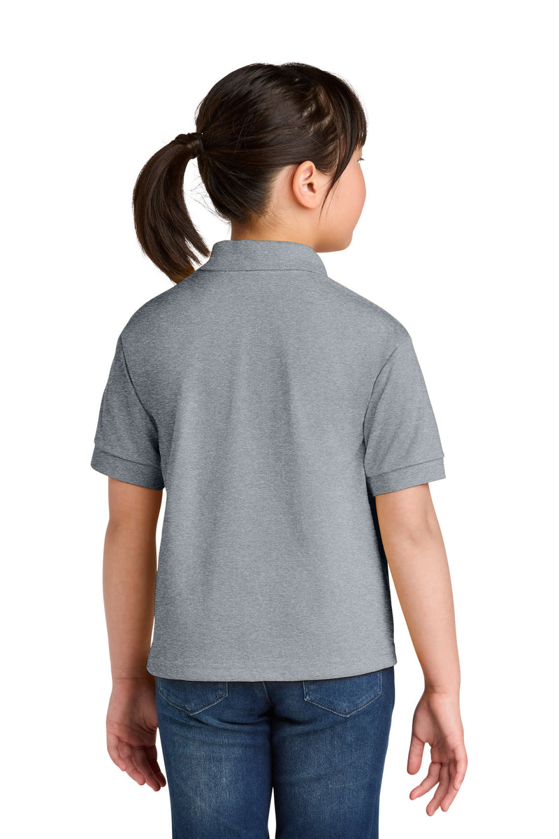 Gildan Youth DryBlend 6-Ounce Jersey Knit Sport Shirt - Sport Grey
