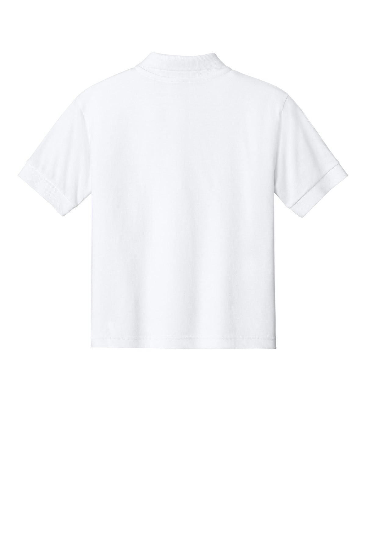 Gildan Youth DryBlend 6-Ounce Jersey Knit Sport Shirt - White