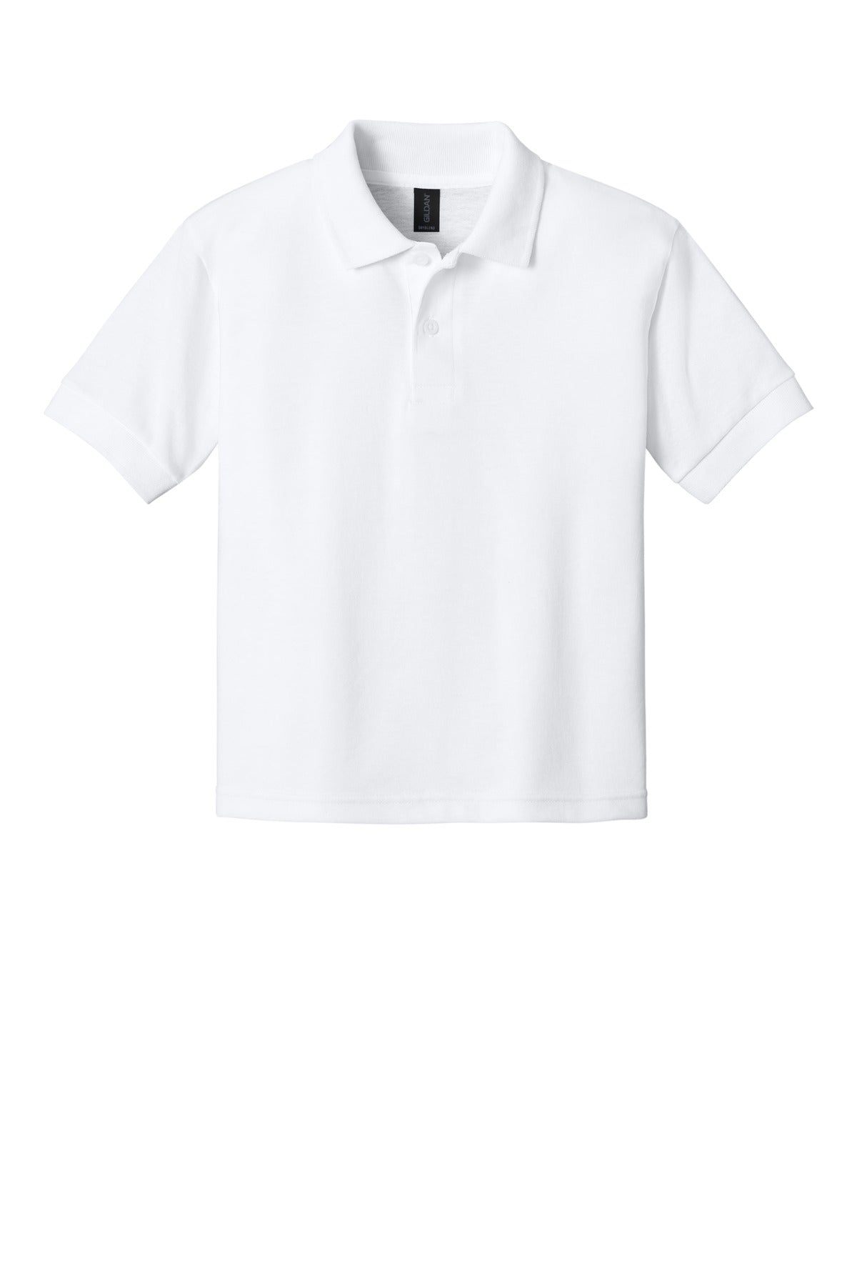 Gildan Youth DryBlend 6-Ounce Jersey Knit Sport Shirt - White