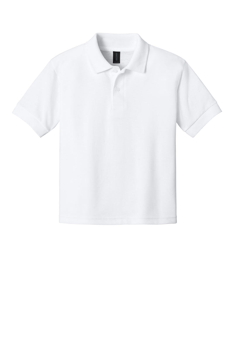 Gildan Youth DryBlend 6-Ounce Jersey Knit Sport Shirt - White