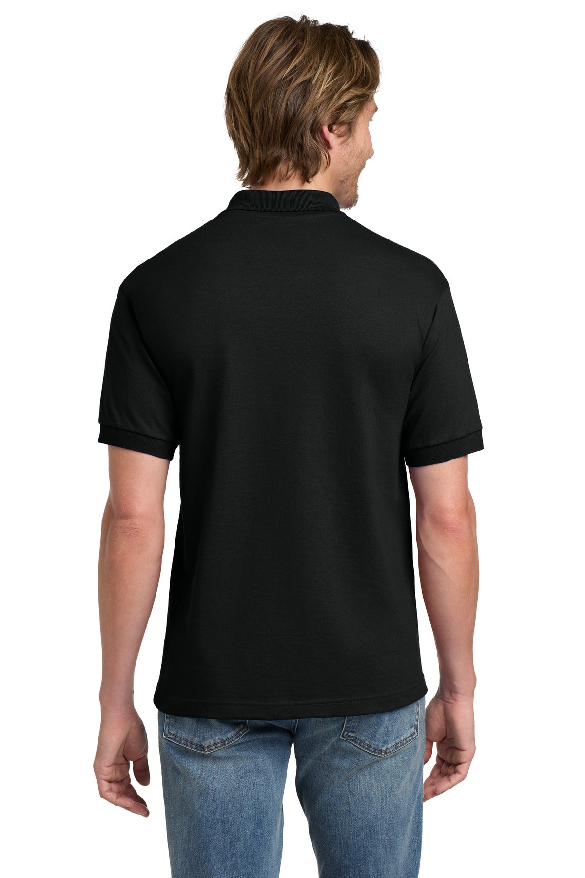 Gildan - DryBlend 6-Ounce Jersey Knit Sport Shirt - Black