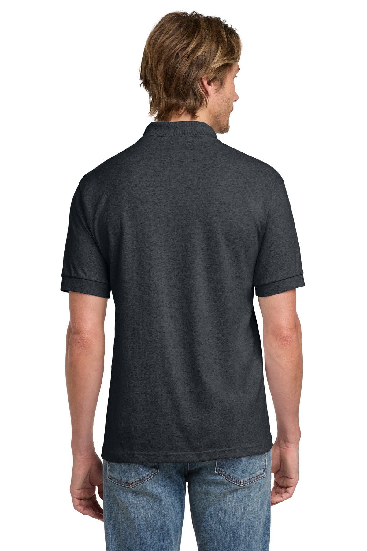 Gildan - DryBlend 6-Ounce Jersey Knit Sport Shirt - Dark Heather