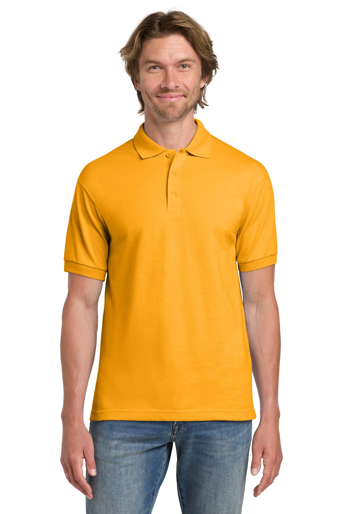 Gildan - DryBlend 6-Ounce Jersey Knit Sport Shirt - Gold