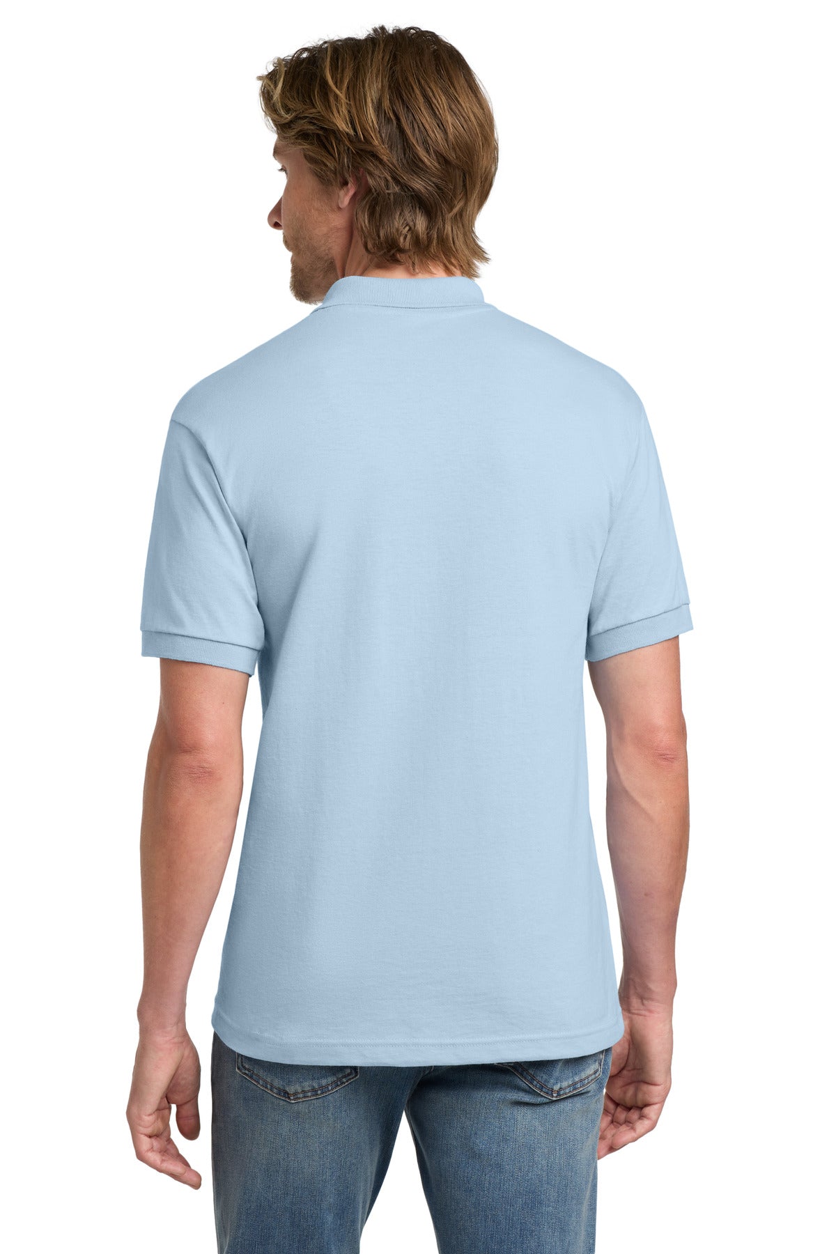 Gildan - DryBlend 6-Ounce Jersey Knit Sport Shirt - Light Blue
