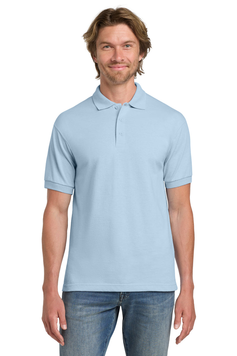 Gildan - DryBlend 6-Ounce Jersey Knit Sport Shirt - Light Blue