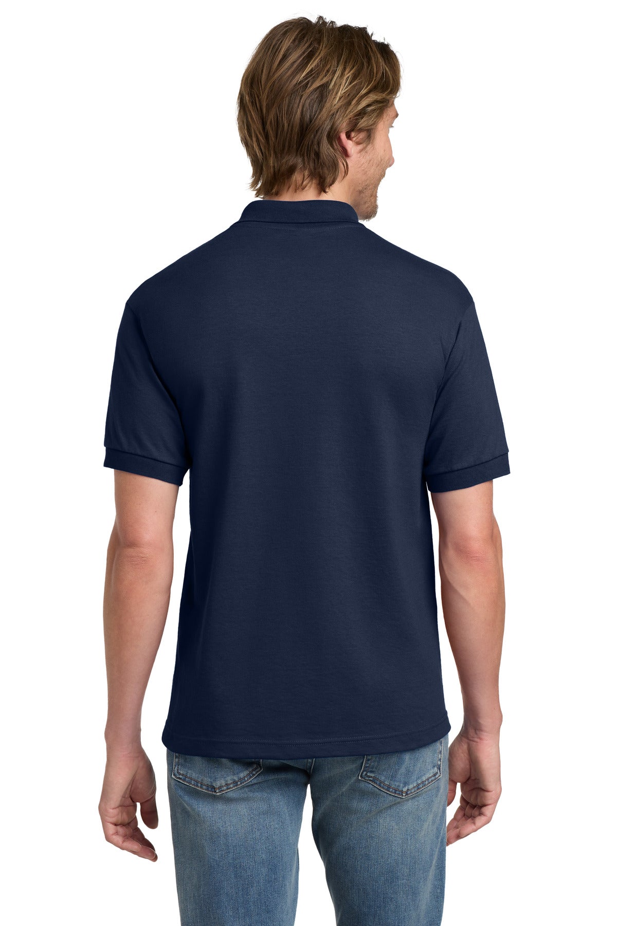 Gildan - DryBlend 6-Ounce Jersey Knit Sport Shirt - Navy