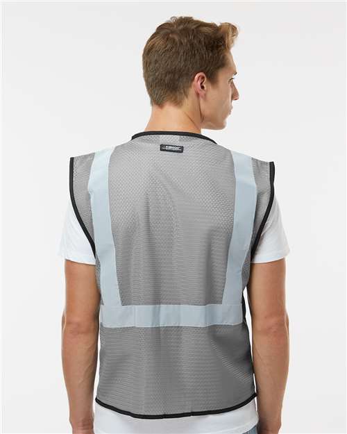 Unisex EV Series® Enhanced Visibility Non-ANSI Vest - Grey - B131