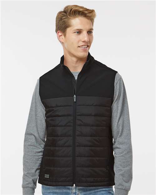 Men's Summit Soft Shell Puffer Vest - Black