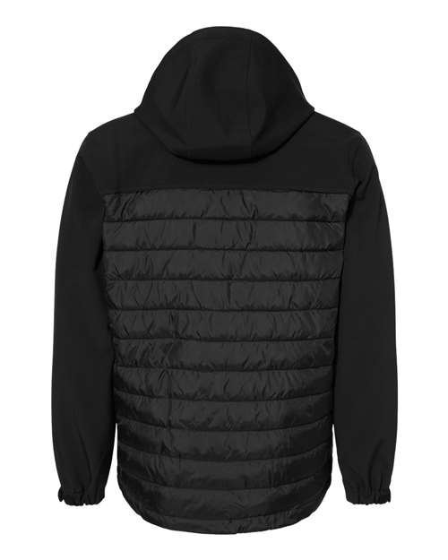 Men's Pinnacle Soft Shell Puffer Jacket - Black