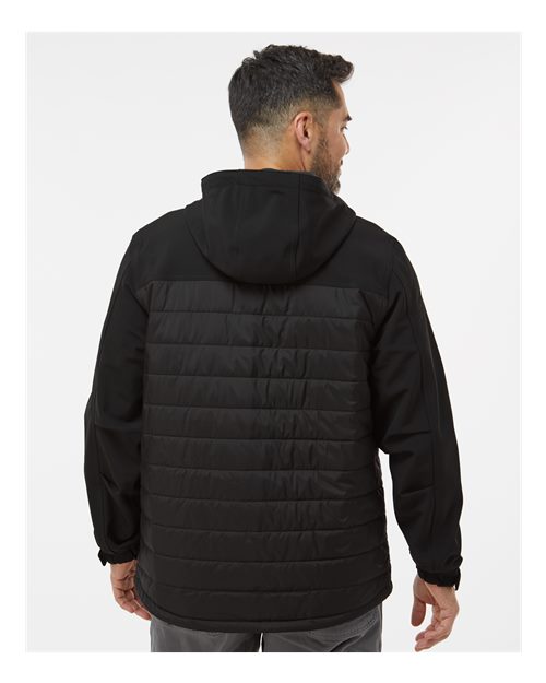 Men's Pinnacle Soft Shell Puffer Jacket - Black
