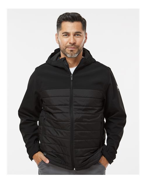 Men's Pinnacle Soft Shell Puffer Jacket - Black