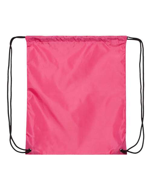 Drawstring Backpack - Hot Pink