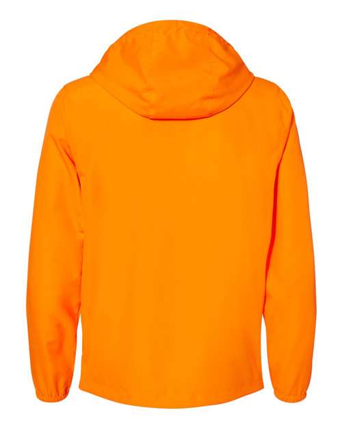 Men's Lightweight Windbreaker Full-Zip Jacket - Safety Orange