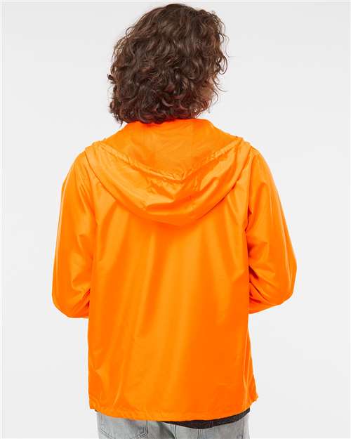 Men's Lightweight Windbreaker Full-Zip Jacket - Safety Orange