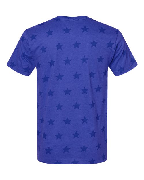 Men's Star Print Tee - Royal Star