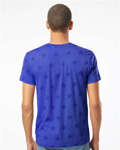 Men's Star Print Tee - Royal Star