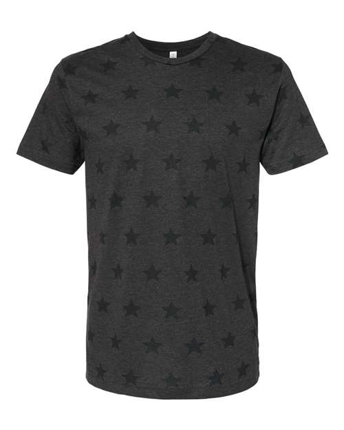Men's Star Print Tee - Smoke Star