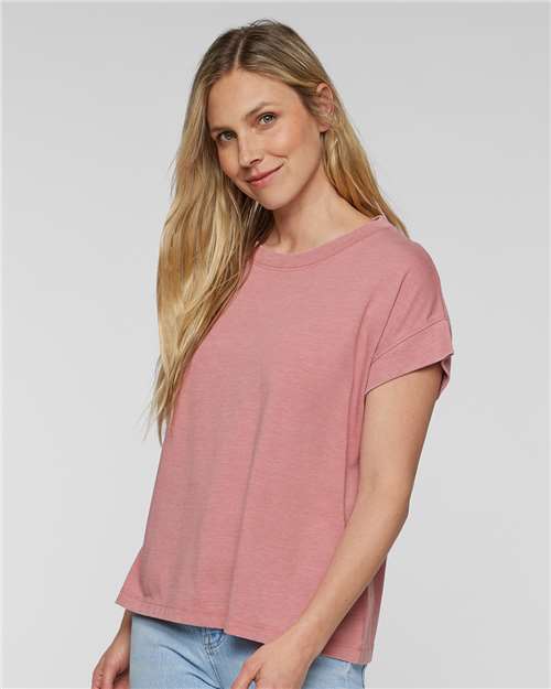 Women's Relaxed Vintage Wash Tee - Washed Mauvelous