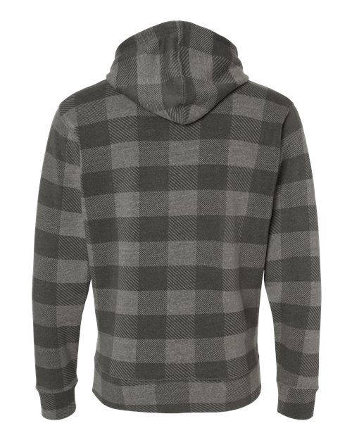 Men's Triblend Fleece Hooded Sweatshirt - Smoke Triblend Buffalo