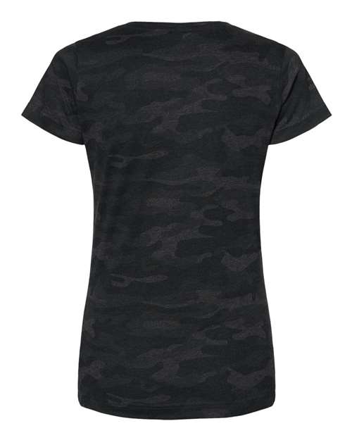 Women's Fine Jersey Tee - Storm Camo