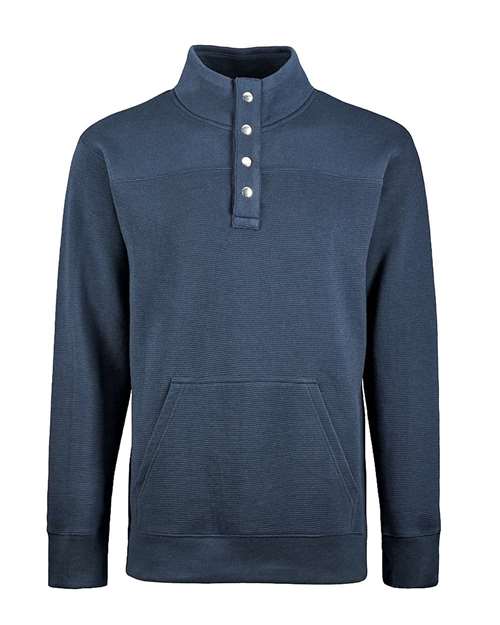 Men's Ripple Fleece Snap Sweatshirt - Navy