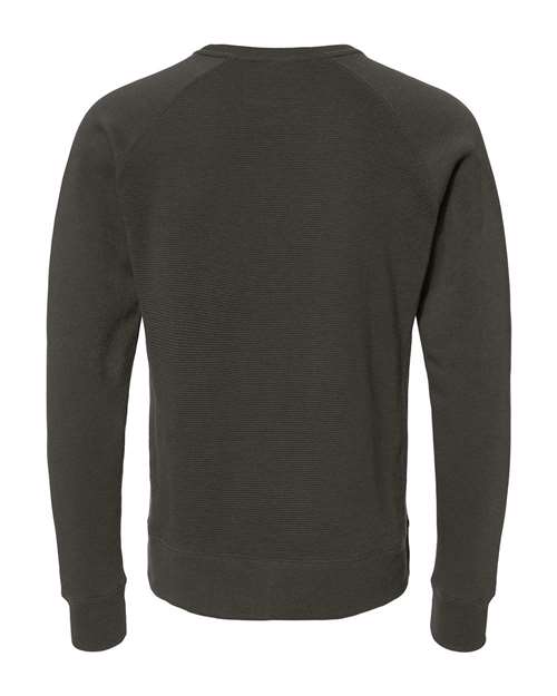 Men's Ripple Fleece Raglan Crewneck Sweatshirt - Black
