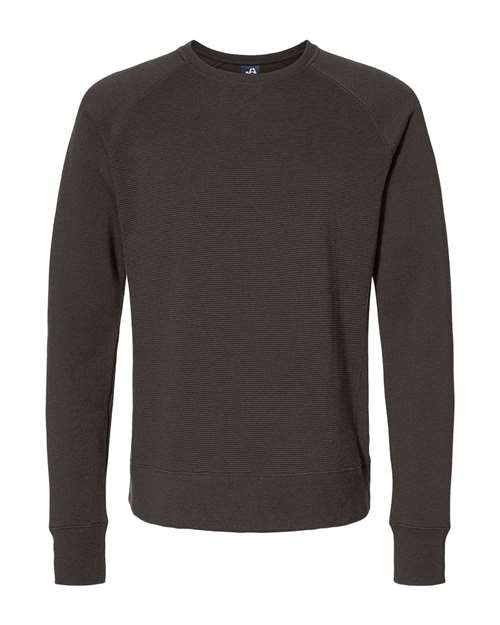 Men's Ripple Fleece Raglan Crewneck Sweatshirt - Black