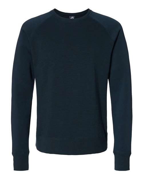 Men's Ripple Fleece Raglan Crewneck Sweatshirt - Navy