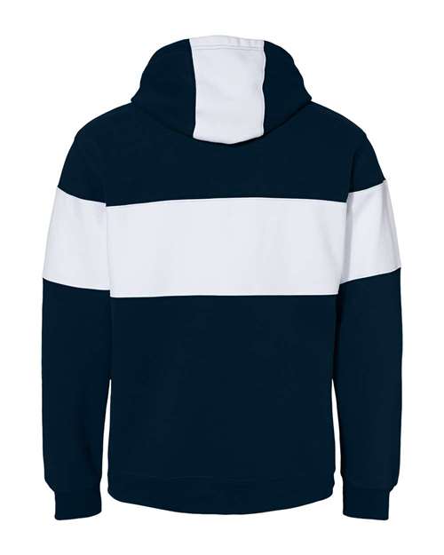 Men's Varsity Fleece Colorblocked Hooded Sweatshirt - Navy