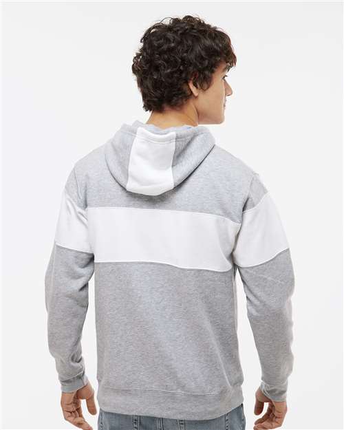 Men's Varsity Fleece Colorblocked Hooded Sweatshirt - Oxford