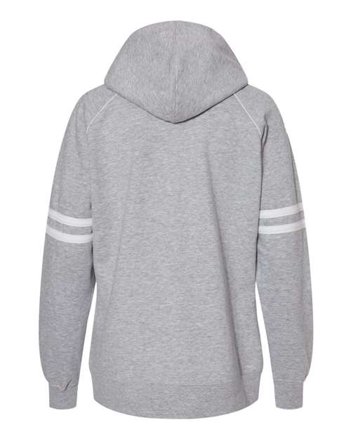 Women's Varsity Fleece Piped Hooded Sweatshirt - Oxford