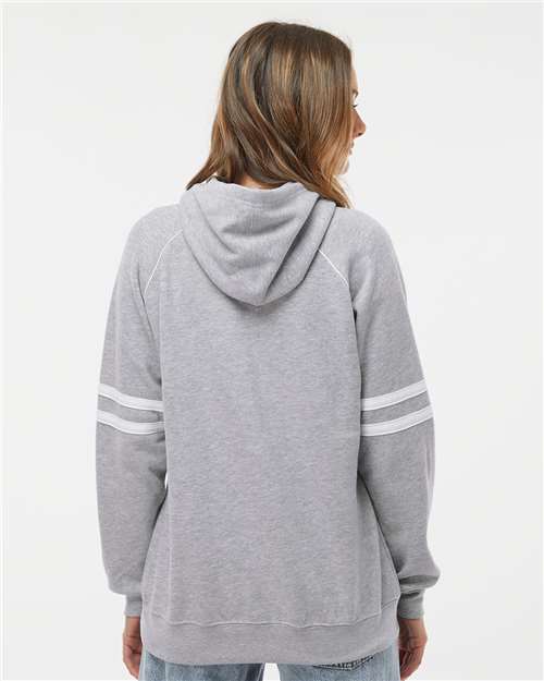 Women's Varsity Fleece Piped Hooded Sweatshirt - Oxford