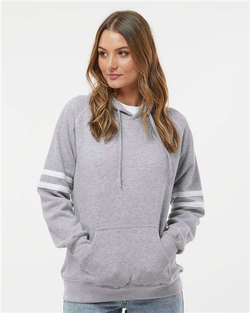 Women's Varsity Fleece Piped Hooded Sweatshirt - Oxford