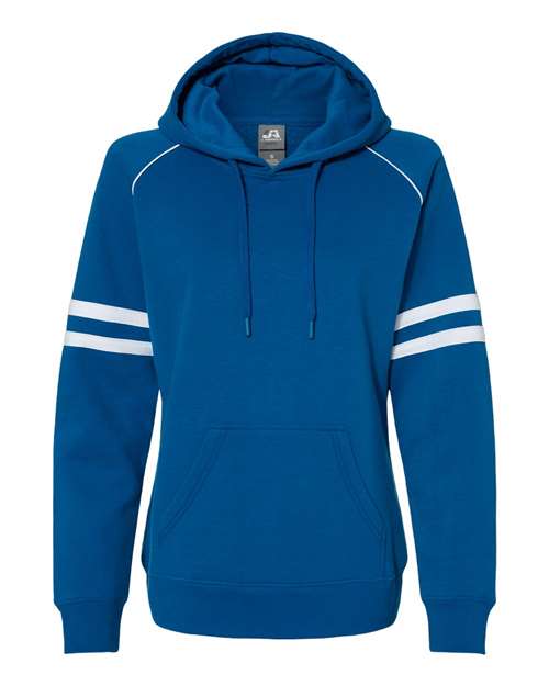 Women's Varsity Fleece Piped Hooded Sweatshirt - Royal