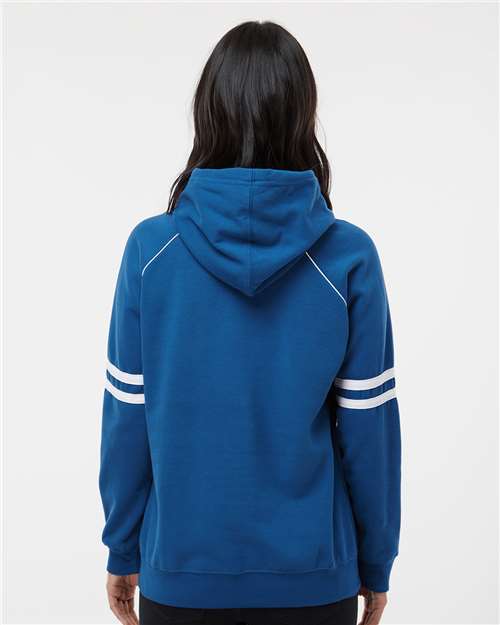 Women's Varsity Fleece Piped Hooded Sweatshirt - Royal