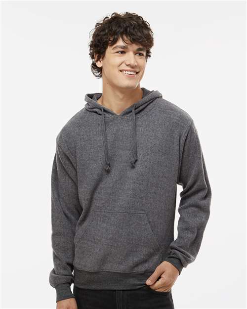 Men's Flip Side Fleece Hooded Sweatshirt - Charcoal Heather