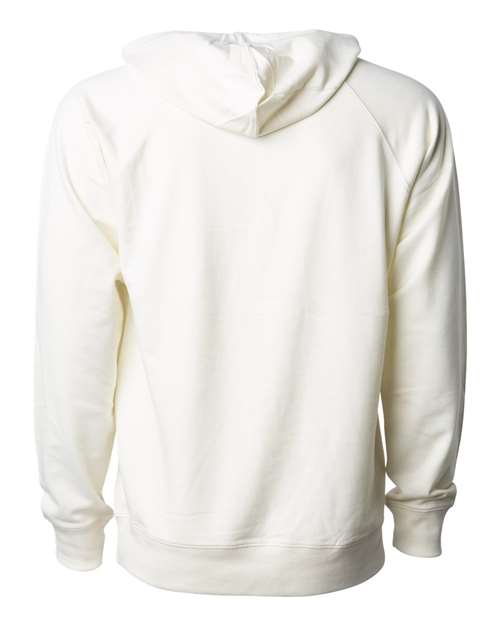 Unisex Icon Lightweight Loopback Terry Hooded Sweatshirt - Bone