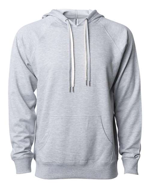 Unisex Icon Lightweight Loopback Terry Hooded Sweatshirt - Athletic Heather