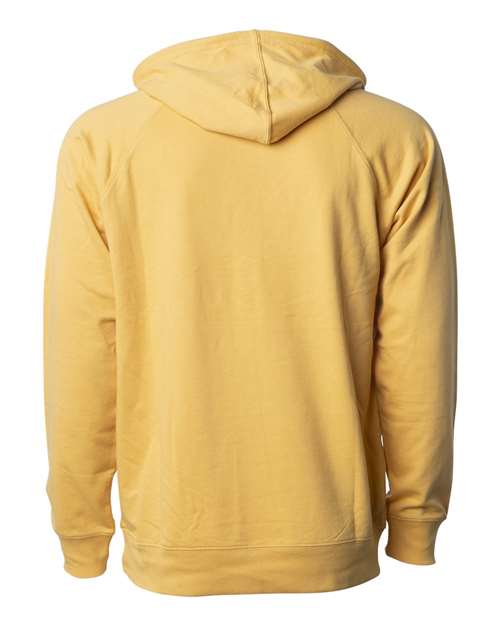 Unisex Icon Lightweight Loopback Terry Hooded Sweatshirt - Harvest Gold