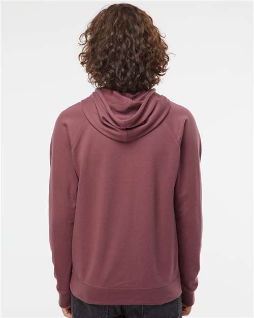 Unisex Icon Lightweight Loopback Terry Hooded Sweatshirt - Port
