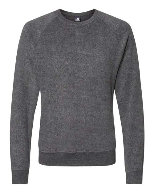 Unisex Flip Side Fleece Crewneck Sweatshirt - Charcoal Heather